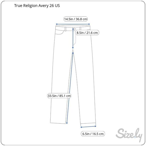 True Religion Avery Womens Size 26 Dark Wash Pockets Straight Leg Denim Jeans - Picture 3 of 15